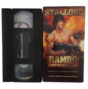 Rambo First Blood Part II VHS Tape